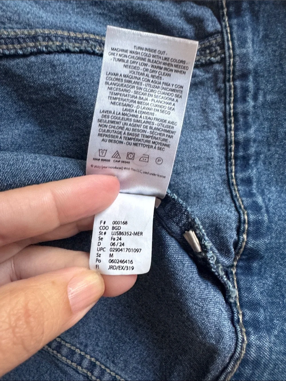 Jessica Simpson Blue Denim Trucker Jacket